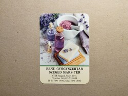 Magyarország - Kártyanaptár Benu Gyógyszertár 2026