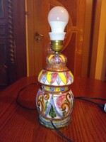 Régi olasz fajansz majolika lámpa