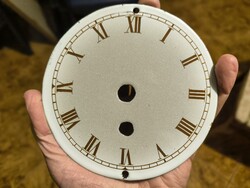 Wall or Table Enamel Dial - Heavy Wound Clock Part, 1 Piece