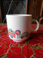 Alföldi autós fás gyerek bögre