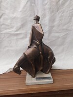 Olcsai Kis Zoltán Don Quijote bronz szobra