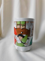 Zsolnay Hófehérke és a hét törpe retro bögre