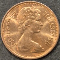 United Kingdom half, ½ penny, 1971.