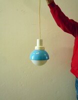 Retro mennyezeti lámpa vintage függeszték 70-es 80-as évek Panton space age