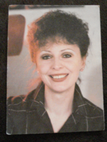 Baleczky Annamária tévébemondónő autogrammos színes fotója