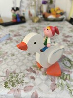 Nils Holgersson wooden toy for sale!