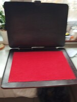 Bőr íróasztal kellék, mappa