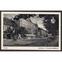 Magyarország,Sopron - Várkerület a Pannónia-szállodával 1941