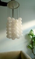 Vintage 60/ 70es évek space age függeszték Josef Hurka Napako csillár mid century bubble lamp lámpa