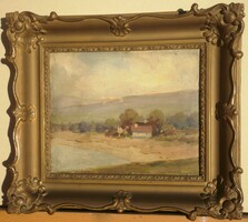 (N) Aradi Edvi-Illés Jenő (1886-1962) : Vízparti tanya