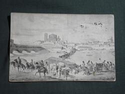 Képeslap,Osztrák Magyar hadsereg,csataképes,népfelkelő gyalogezred,katona,honvéd,huszár levél,1914-