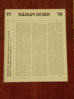 Nádler István 77-78 / grafikai mappa