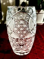 Álomszép új nagyméretű kristály váza