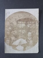 Antik fotó Apácák -  "szeretett nagynéném Vilma néni" 1907
