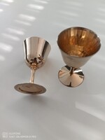 Aranyozott PERTU kehely pár (24 karát) szépen csengő koccintáshoz