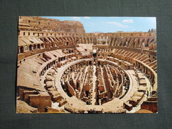 Postcard, Italy, Rome, Colosseum view, detail, 1980-
