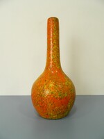 Nagyméretű tófej retro mázas kerámia váza