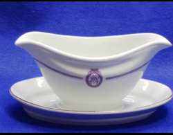 Bauscher Weiden MV jelzésű hotel porcelán szószos tál 20 sz eleje