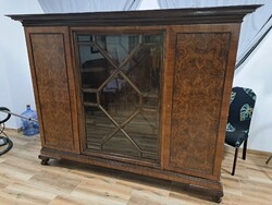Art deco irodaszekrény vitrin polc különlegesség