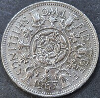 Egyesült Királyság 2 Shilling (Florin), 1967.