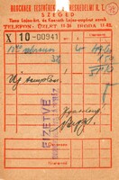 Számolócédula: Bruckner Testvérek vasáruháza, Szeged.