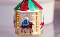 Inge Glass  antik higanyos körhinta  karácsonyfadísz