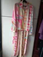 Vietri Sul Mare Amalfin vásárolt  gumírozott  gyönyörű szett cargo zsebes nadrág M-XXL ig