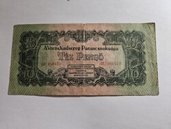 1944-es 10 Pengő Vöröshadseregi VF++