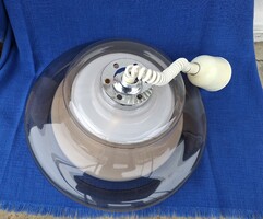 Retro szarvasi füstüveg hatású mennyezeti függőlámpa