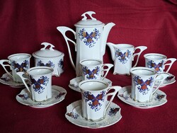 Hollóházi Exkluzív kávéskészlet - Duray Lilla tervezte