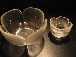 Rosenthal studio linie bjorn wiinblad 2 glass bowls for sale