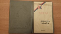 Csepel SC tagsági könyv 1967  -igazolvány,  relikvia, sport klub, torna club,