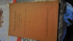 PETELEI ISTVÁN  .- 40 levele Gyalui Farkashoz  1928 . DEDIKÁLT  F : GY :