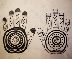 6 darab nyomat egy áron! Tibeti tantrikus nyomat, buddhizmus / mandala