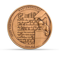 Pannonhalmi Bencés Főapátság  Színesfém emlékérem zárt bontatlan kapszulában 2024