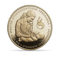100 Éve a Gyermekek Gyógyításáért  Színesfém emlékérem 2024