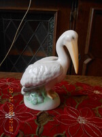 Hollóházi pelikán figura
