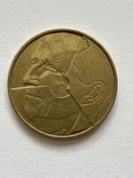 Belgium, Belga 5 frankos érme, 1977