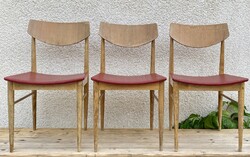 Wiesner-Hager Osztrák Mid Century Retro Vintage Szék Ebédlőszék Étkezőszék 4 db