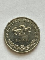 Horvátország, horvát 2 kuna érme, 2011