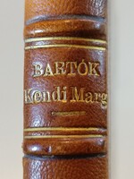 Régi könyv történeti dráma öt felvonásban bőr gerinccel szép kötésbe