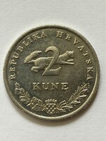 Horvátország, horvát 2 kuna érme, 2017