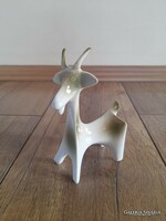 Régi Zsolnay modern kecske figura