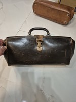 Antik orvosi bőr táska