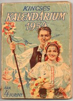 Naptár: Kincses Kalendárium, 1954.