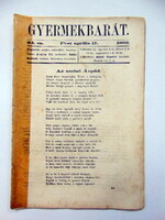 1862 április 17  /  Gyermekbarát  /  Ssz.: 507