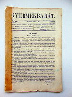 1862 október 2  /  Gyermekbarát  /  Ssz.: 497