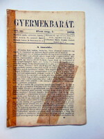 1862 augusztus 7  /  Gyermekbarát  /  Ssz.: 511