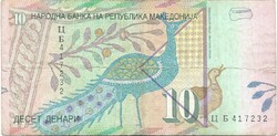 10 dénár denar 2011 Macedonia Makedónia 1.