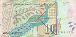 10 dénár denar 1997 Macedonia Makedónia 1.